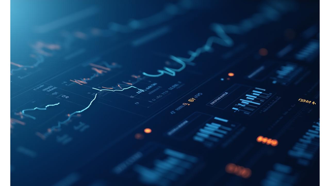 Dashboard interactivo con gráficos de barras, gráficos circulares y una tabla de datos que muestran tendencias de M&A por región y sector